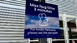 Airport introduces time limit on hugs | CNN