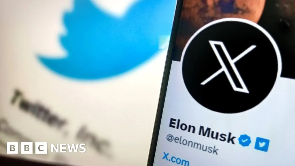 Elon Musk: Twitter unveils X logo to replace blue bird