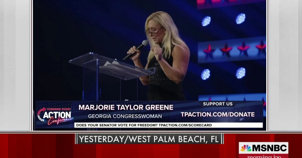 Rep. Taylor Greene warns Biden wants to 'address' issues like education, medical care