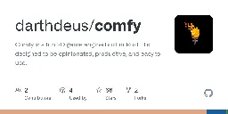 GitHub - darthdeus/comfy: Comfy is a fun 2D game engine built in Rust. It's designed to be opinionated, productive, and easy to use.