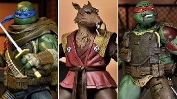 NECA Reveals TMNT: THE LAST RONIN Action Figures For Leonardo, Splinter, and Raphael — GeekTyrant