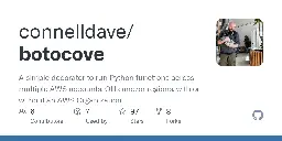 GitHub - connelldave/botocove: A simple decorator to run Python functions across multiple AWS accounts, OUs and/or regions, with or without an AWS Organization.