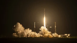 FAA grounds SpaceX after rocket falls over in flames at landing