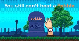 We're bringing Pebble back!