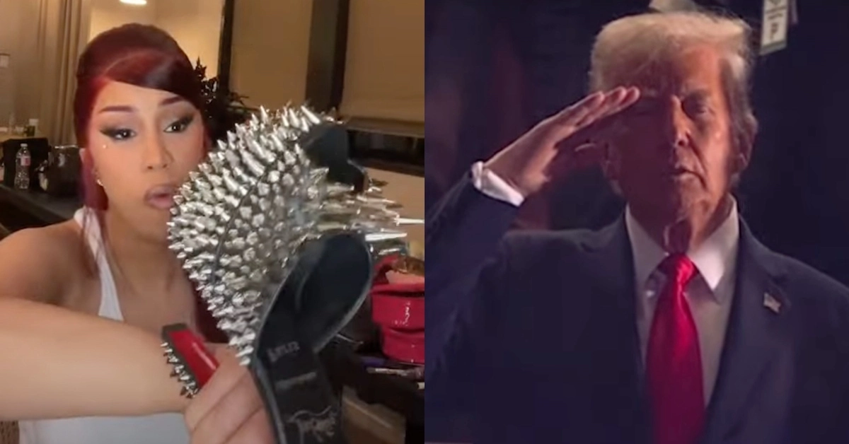 Cardi B Blames Trump for Ruining Her $3000 Shoes at Super Bowl — Demands Return of Deported Uncle as Payback