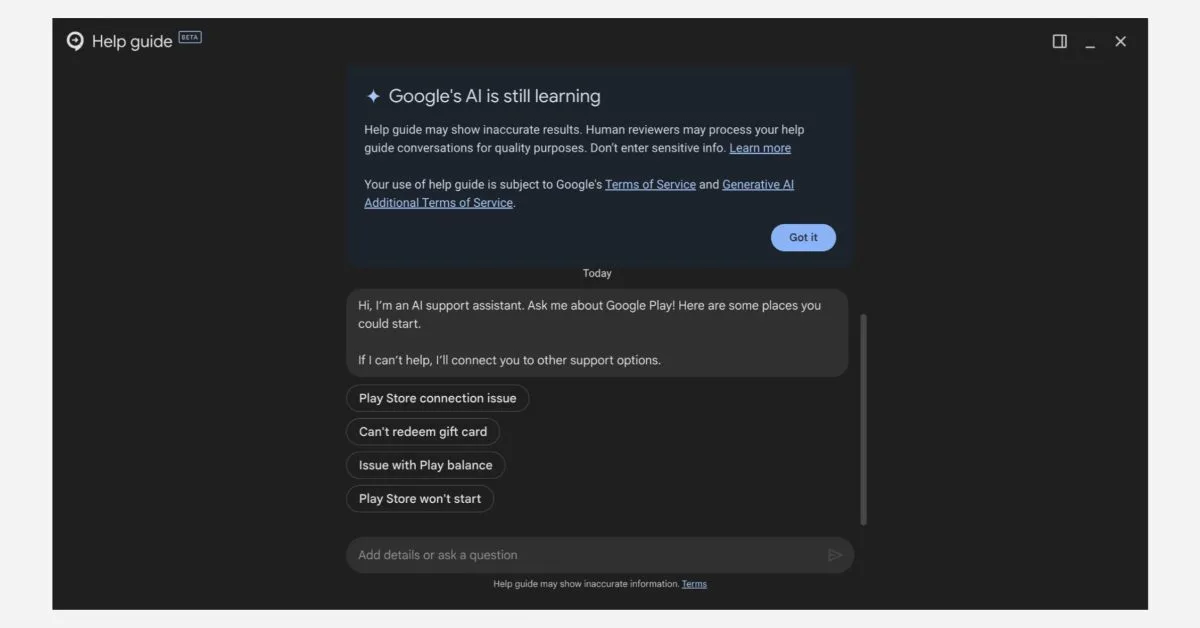 Google rolling out ‘AI support assistant’ chatbot to provide product help