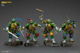Teenage Mutant Ninja Turtles – 1/18 Scale Figures by Joy Toy