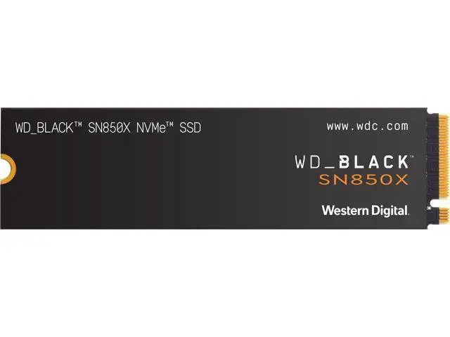 Western Digital BLACK SN850X NVMe M.2 2280 4TB PCI-Express 4.0 x4 3D NAND TLC Internal Solid State Drive (SSD) WDS400T2X0E - Newegg.com