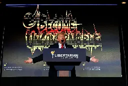 "Keep getting your 3% every four years": Trump negs booing Libertarians at national convention