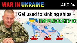 4 Aug: Genius. Ukrainians Use New Tactic and Destroy 2 Russian Ships | War in Ukraine Explained