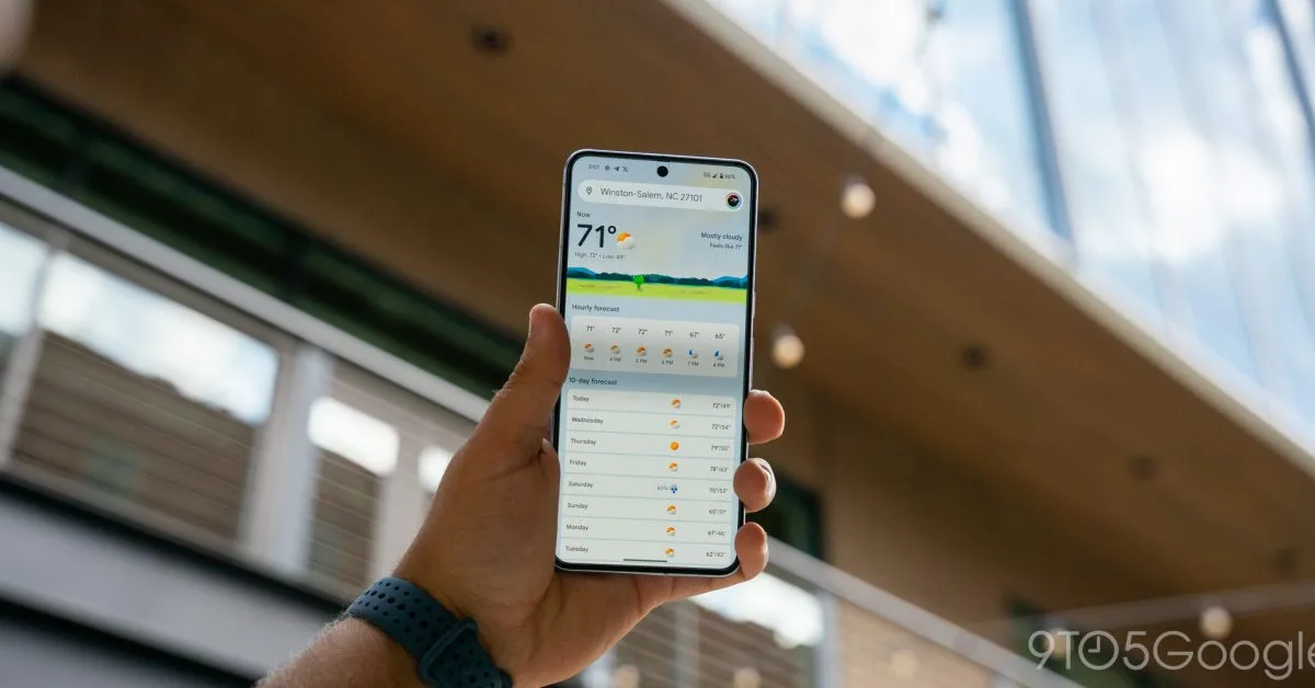 Google Weather redesign slowly drops Pixel exclusivity, appearing on Samsung