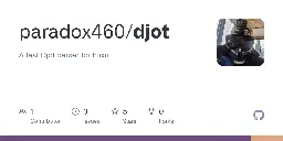GitHub - paradox460/djot: A fast Djot parser for Elixir