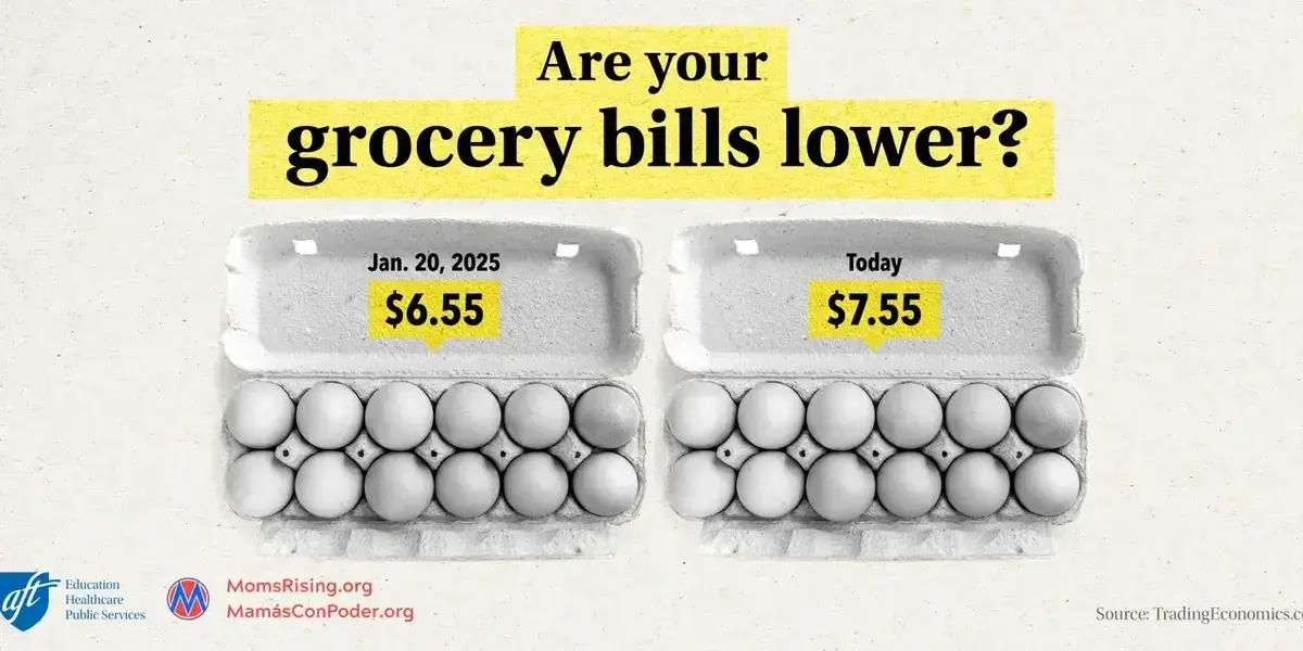 'Are Your Grocery Bills Lower?' Ad Targets Soaring Price of Eggs Under Trump | Common Dreams