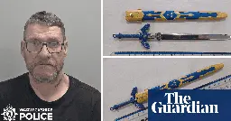 Man jailed for carrying replica sword from Legend of Zelda video game in public