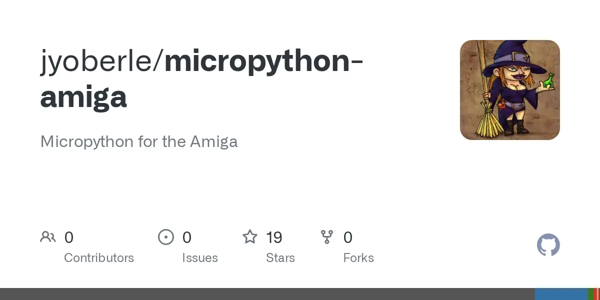 GitHub - jyoberle/micropython-amiga: Micropython for the Amiga