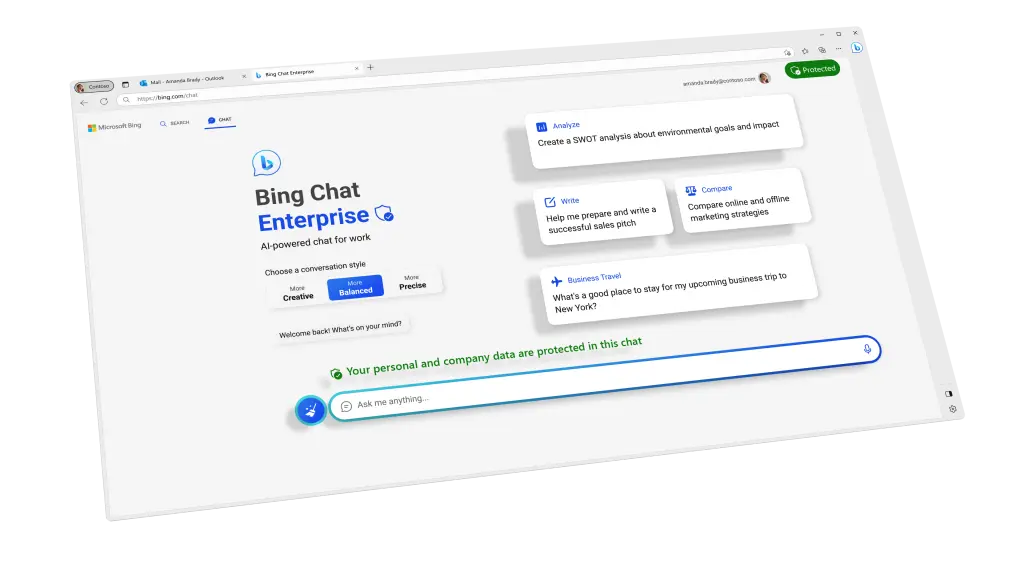 Furthering our AI ambitions – Announcing Bing Chat Enterprise and Microsoft 365 Copilot pricing - The Official Microsoft Blog