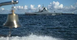 Russian warship fires warning shots on cargo ship in Black Sea