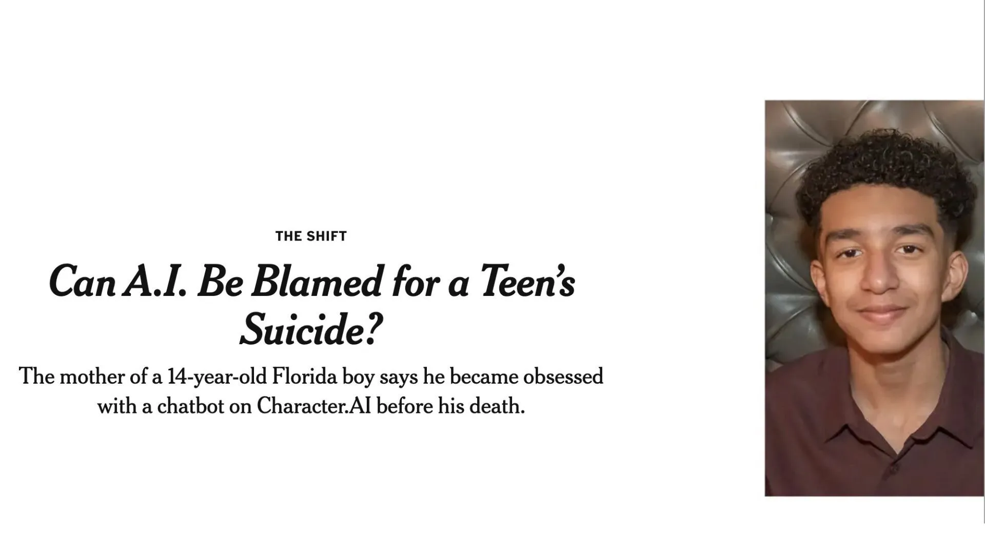 Character.AI Teen Suicide Lawsuit