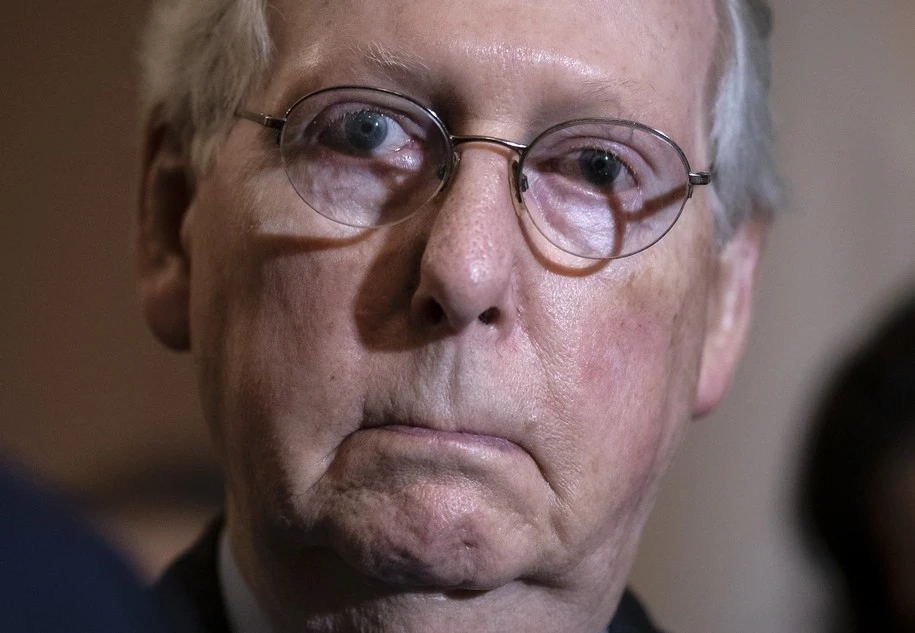 McConnell announces he's done taking a dump all over democracy