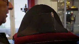 Napoleon's hat fetches 1.9 million euros at auction in Paris