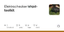 GitHub - Elektrochecker/shpd-toolkit