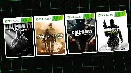 Xbox’s Top 10 Bestselling Games Are Mostly Old Xbox 360 Call Of Dutys