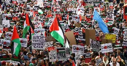 About 100,000 protesters join pro-Palestinian march through London