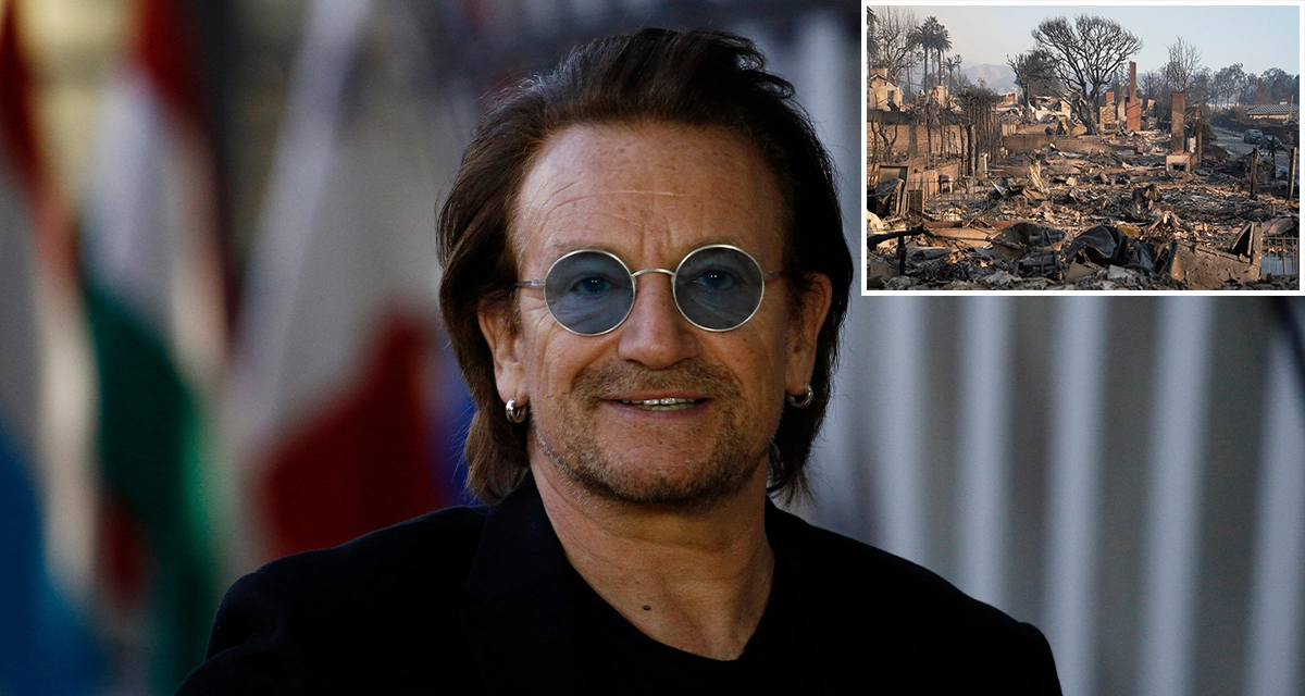 LA Fire Devastation Officially Reaches Bono Tribute Song Level