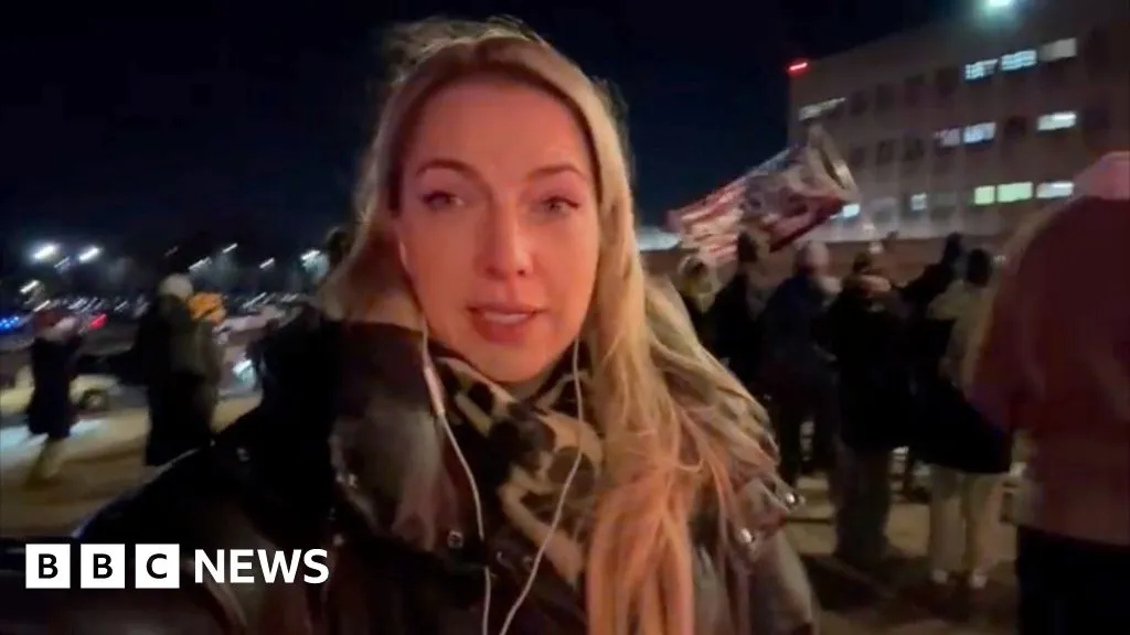 Watch: BBC outside jail housing Capitol riot defendants