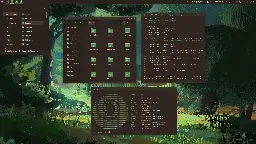 [Cinnamon] Woodland theme - made with Color Manager