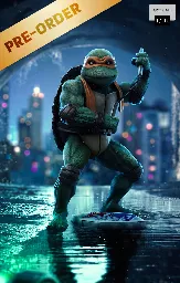 Digital Pre-Order - Statue Michelangelo - TMNT Movie - Art Scale 1/10 - Iron Studios - Iron Studios Official Store - Action figures, Collectibles &Toys