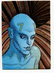 The Moebius 1993 Trading Cards 58 Raven