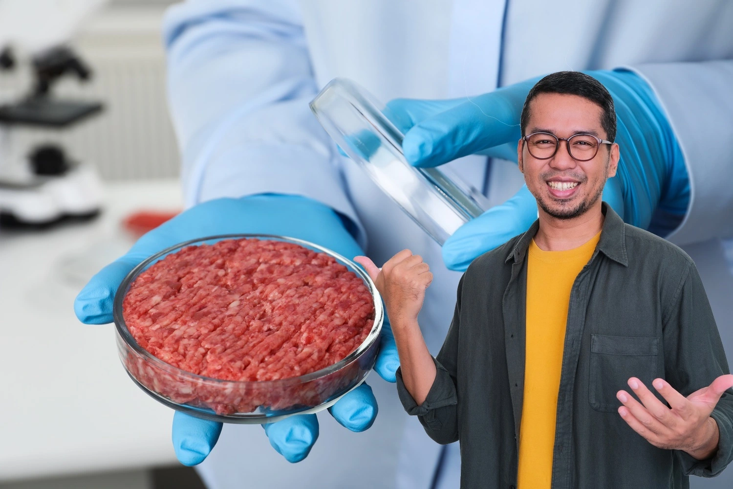 Lab-grown fake meat CEO says industry should "invite" customers to eat the product rather than "insult" them