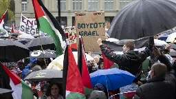 Thousands gather in Swiss capital to show solidarity with Palestinians