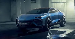 Lamborghini officially reveals the commanding Lanzador EV, its first 100% electric vehicle
