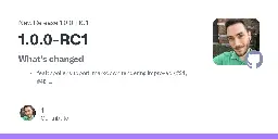 Release 1.0.0-RC1 · diegoberaldin/RaccoonForLemmy