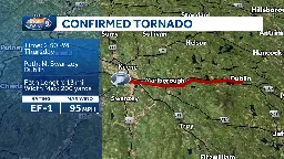 EF-1 tornado touched down in multiple New Hampshire communities, National Weather Service says