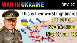 [Video] 27 Dec: Clever! Ukrainians BLOW UP RUSSIAN FUEL DEPOTS FOR TANKS | War in Ukraine Explained