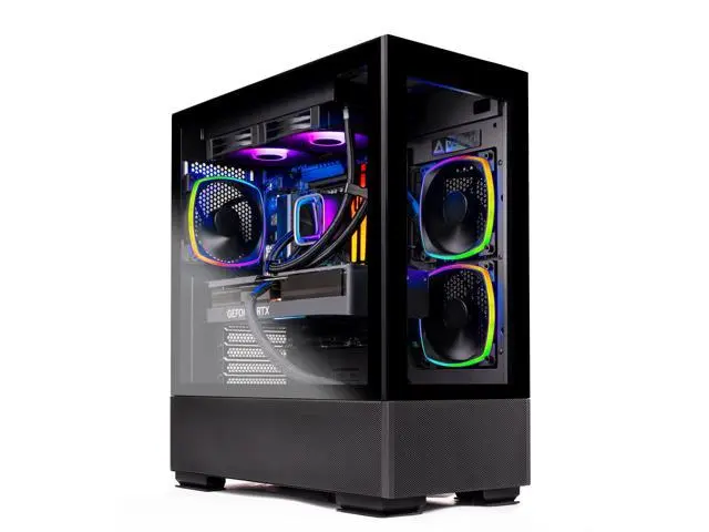 Skytech Azure 2 Gaming PC, Intel Core i7-12700F (12 cores, up to 4.9GHz), NVIDIA GeForce RTX 4070 12GB, 16GB DDR4 3200, 1TB NVMe SSD, 240mm AIO, 750W Gold, Windows 11 (ST-AZURE2-1069-B-NE) - Newegg.com