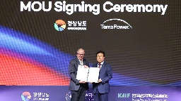 TerraPower and Seaborg sign Korean cooperation agreements