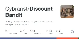 GitHub - Cybrarist/Discount-Bandit: Track your wishlist items and get notified across multiple amazon stores