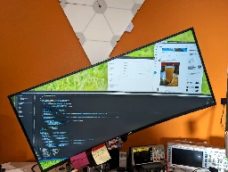 Ideal monitor rotation for programmers