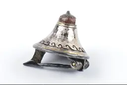 Roman-era silver bell brooch, found in the modern-day Netherlands?