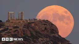 Blue supermoon: World gazes at rare lunar phenomenon