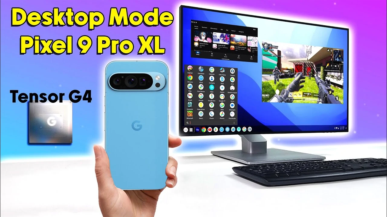 Google Pixel 9 Pro XL Desktop Mode! Hands On Testing