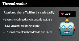 Read and Share Twitter Threads easily!
