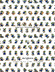 Advertisement for Holiday Lemmings 1993 on PC, Amiga and Mac.
Taken from CVG 146 - January 1994 (UK), showing well over 100 Lemmings, wearing Santa hats and doing various snow related activities from skating, sledding and throwing snowballs.