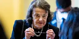A confused Dianne Feinstein tried to give a speech in the middle of a Senate hearing vote and was told to 'just say aye' instead