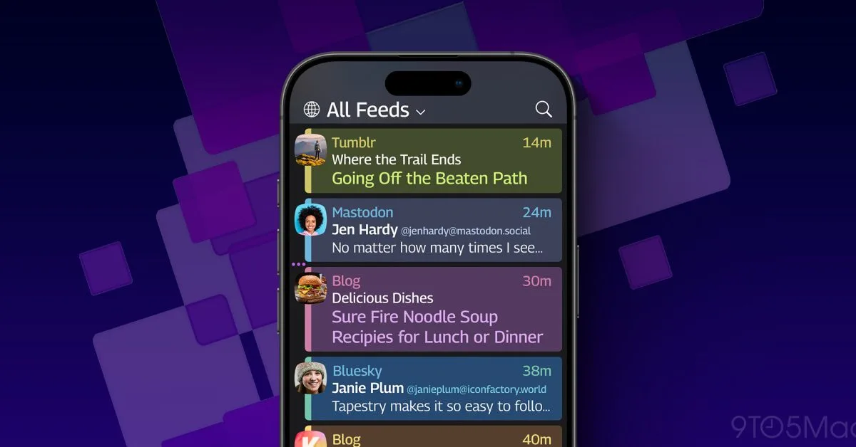 Twitterrific team launches new ‘Tapestry’ iPhone app for Bluesky, Mastodon, RSS, more