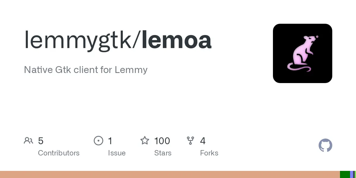 GitHub - lemmygtk/lemoa: Native Gtk client for Lemmy